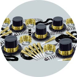 gold broadway for 50 new years party kit