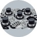 new years party kits silver broadway