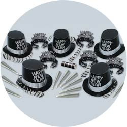 new years party kit modern platinum