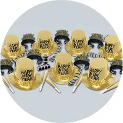 new years party kit gold platinum