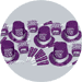 new years party kits purple platinum