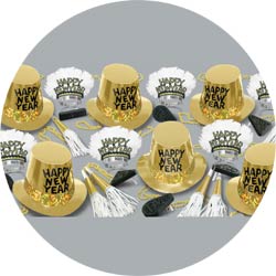 new years party kit shimmering gold