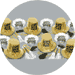 new years party kits shimmering gold