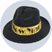 new years hats gold swing