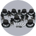 new years party kits silver ritz