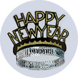 black and gold new years tiaras