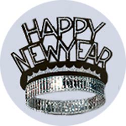 black and silver new years tiaras