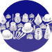 new years party kits silver dollar