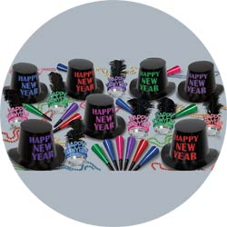 midnight party assortment 88839-50 new years party kit