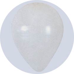 pearlized white latex balloons