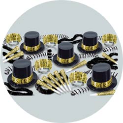 gold broadway for 50 new years party kit