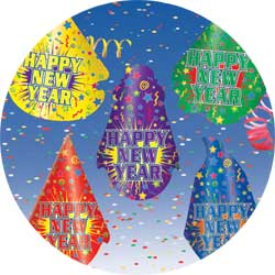 modern new years party hats