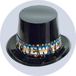 new years hats plastic elegant