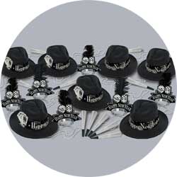 casino silver assortment 88694-50 new years party kit