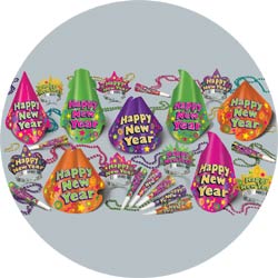 color brite assortment 88575-50 new years party kit