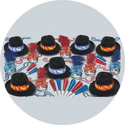 fire & ice assortment 88571-50 new years party kit