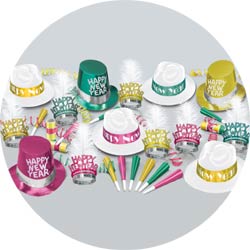miami nites assortment 88845-50 new years party kit