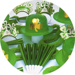 shamrock assortment st patrick party kit