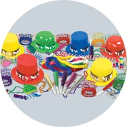 showtime assortment 88679-50 new years party kit